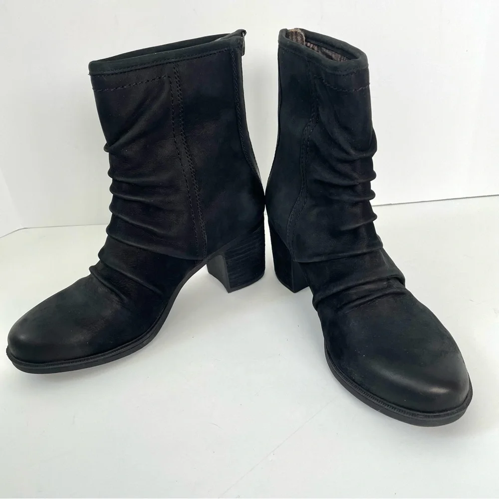 Rockport Natashya Slouch Black Suede Boots